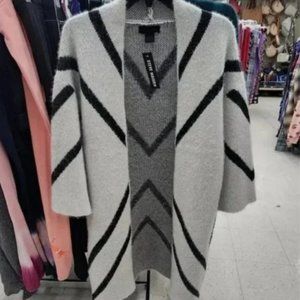 Steve Madden Chevron Striped OpenCardigan/ Duster Sweater NWT OSFM